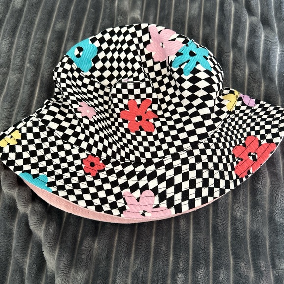 Colorful Checkered Kids Hat - Picture 2 of 4